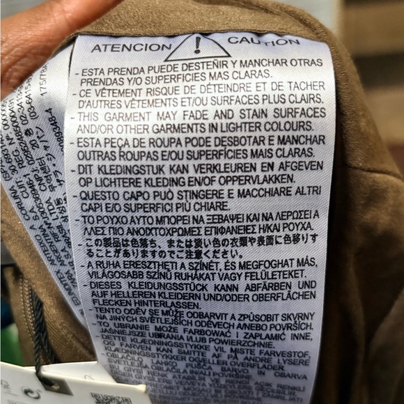 ZARA | NWT Ruched High-Low Faux Suede Long Skirt - Women's L, Tan - Picture 9 of 10